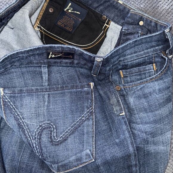 Citizens‎ of Humanity Runaway Jeans 30 Low Waist Full Leg Dark Wash Denim - Picture 9 of 12